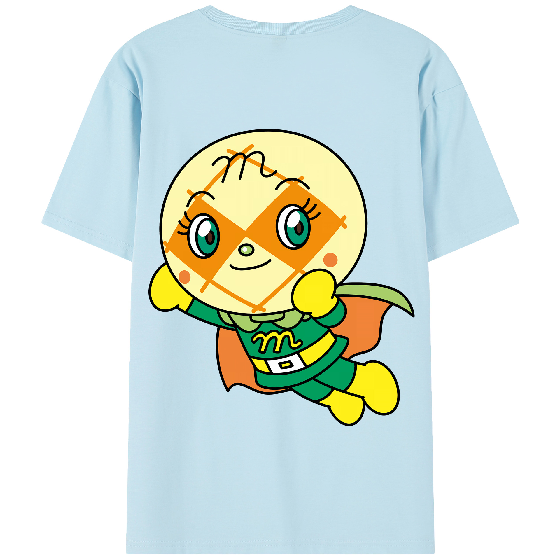 （画像用） アンパンマン Anpanman 綿100％半袖Tシャツ（背面プリント）